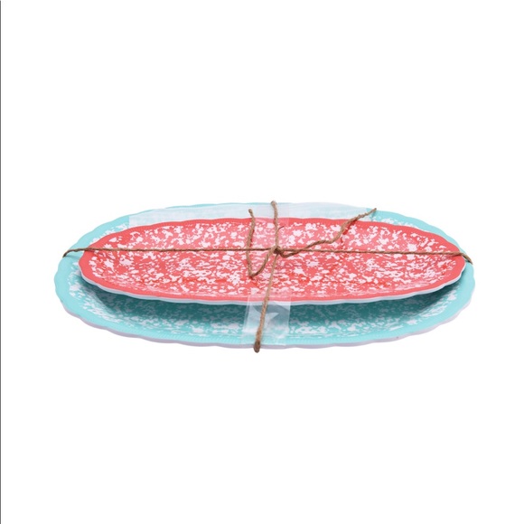 New Pioneer Woman Set of 2 oval platters - Picture 4 of 6